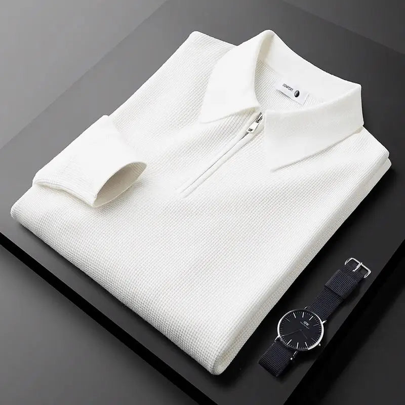 Jersey Polo con Media Cremallera Ashford™