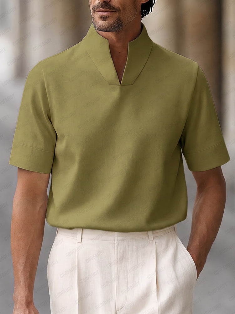 Camisa Cuello Mao Reese™