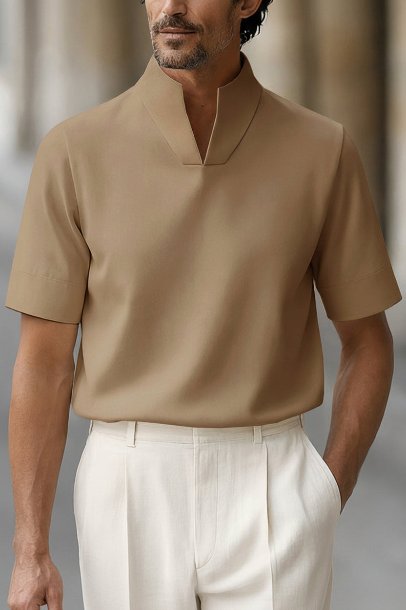 Camisa Cuello Mao Reese™