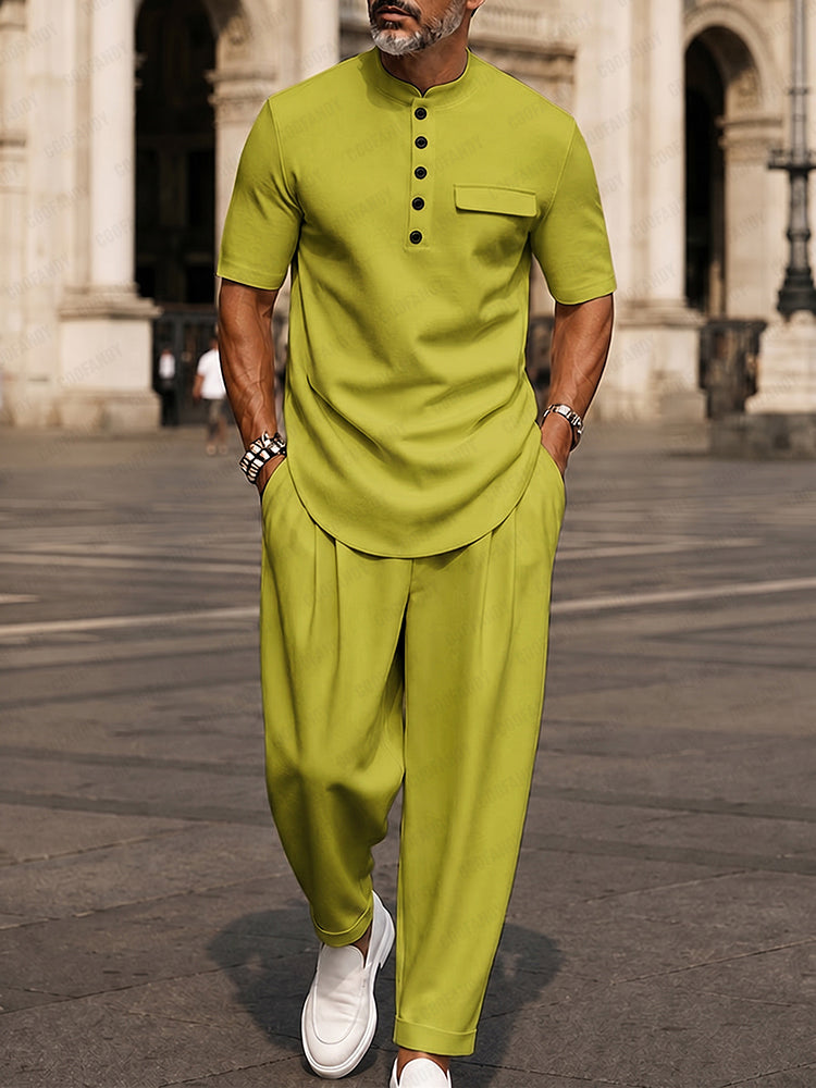 Conjunto Urbano Essential de Camisa y Pantalón