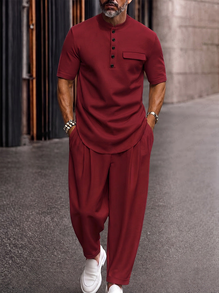 Conjunto Urbano Essential de Camisa y Pantalón