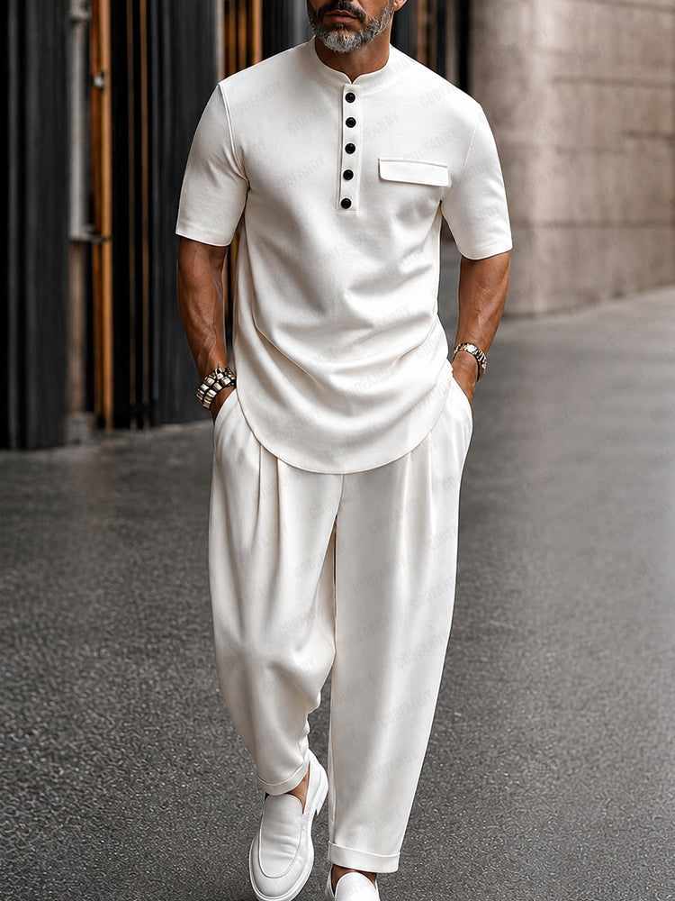 Conjunto Urbano Essential de Camisa y Pantalón