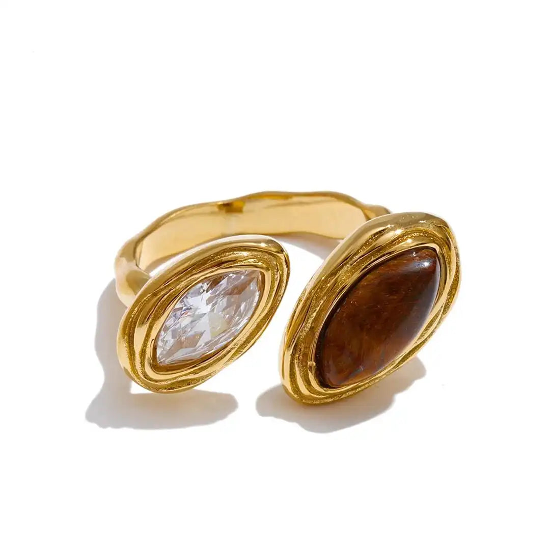 Anillo Bypass de Doble Marquesa