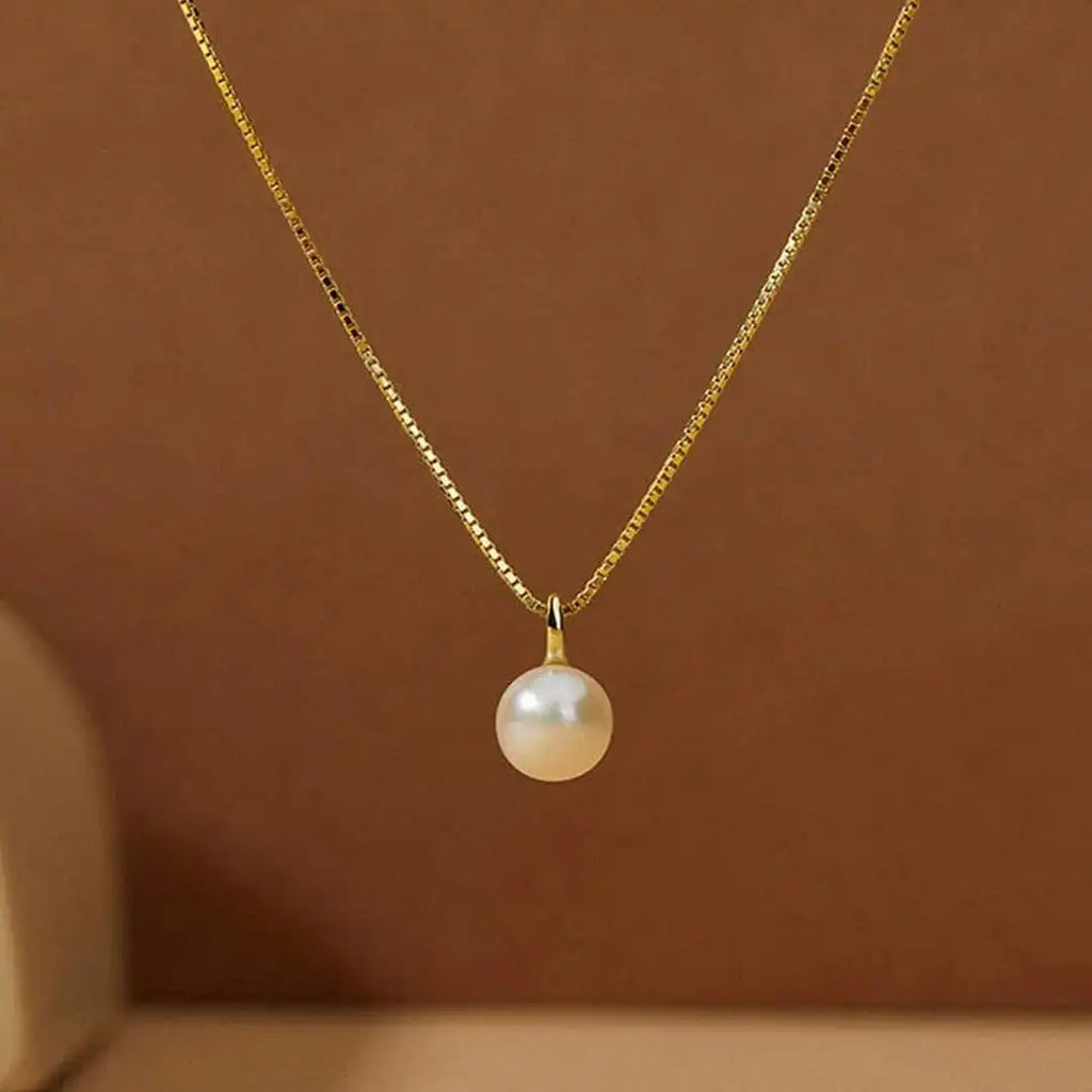 Collar Colgante de Perla Intemporal