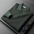 Jersey Polo con Media Cremallera Ashford™