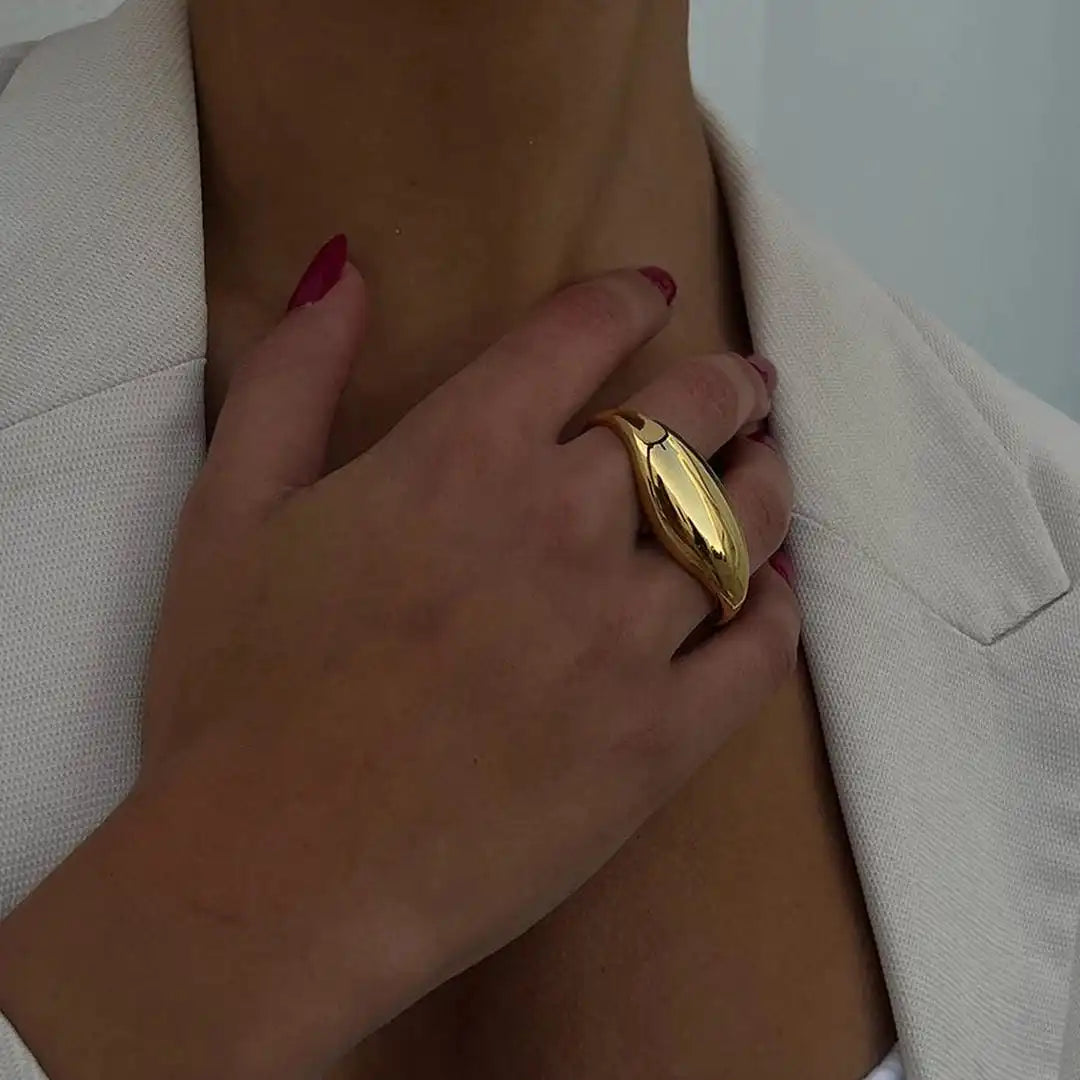Anillo Doble Atemporal en Oro