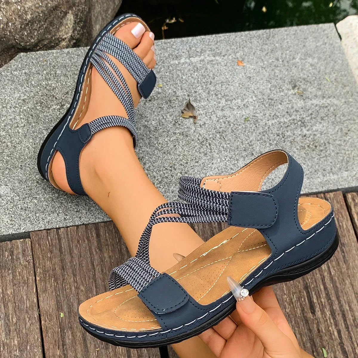Sophie™ | Sandalias Ortopédicas con Tira Ajustable