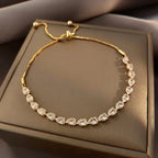 Pulsera Ajustable de Piedras Geométricas