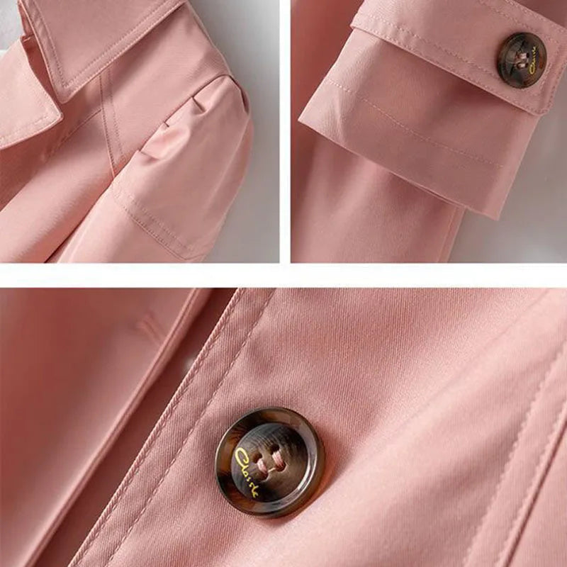 Constance | Trench Coat Ligero de Botonadura Sencilla