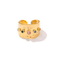 Anillo Vintage de Oro con Circonita Cúbica