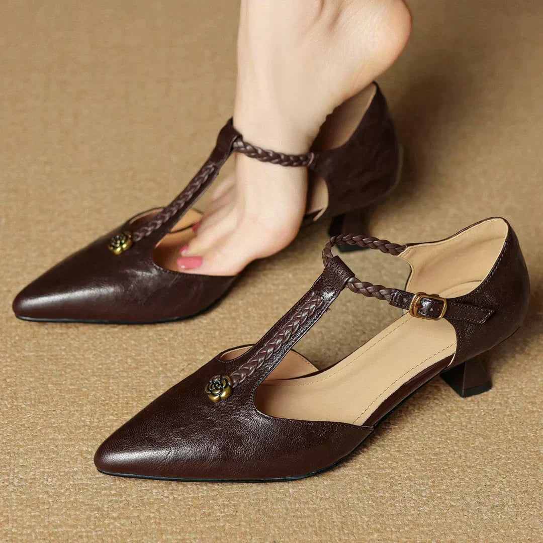 KATHY | SANDALIAS DE CUERO ELEGANTES