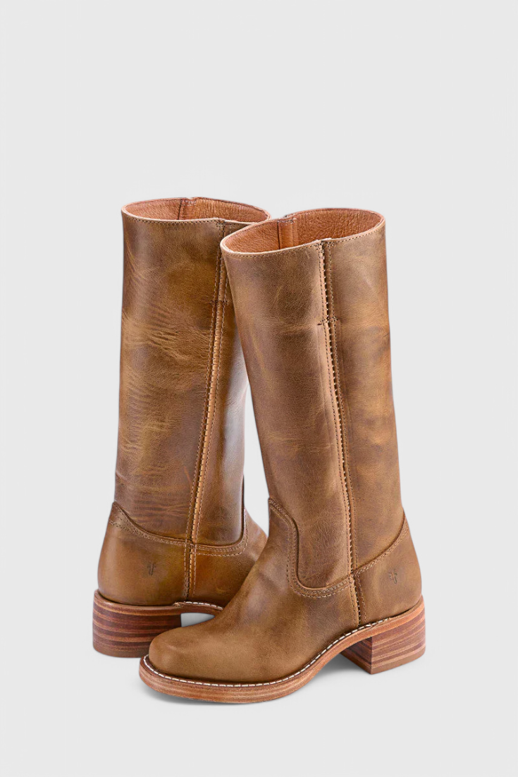 PIPPA | BOTAS ALTAS DE PIEL HASTA LA RODILLA PARA MUJER CON TACÓN