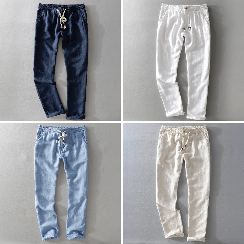 Pantalones de Lino 100% Harrington
