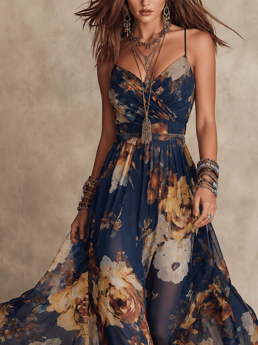 Deborah | Vestido Maxi Floral