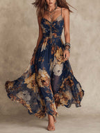 Deborah | Vestido Maxi Floral