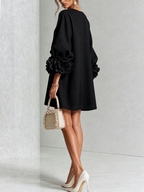 CELESTINE | MINIVESTIDO FLORAL CON BOTONES DELANTEROS