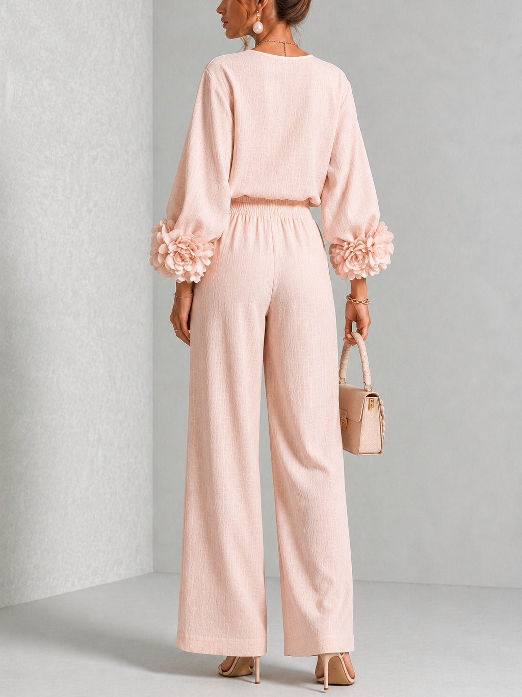 PEONY | CONJUNTO DE DOS PIEZAS CON PUÑOS FLORALES