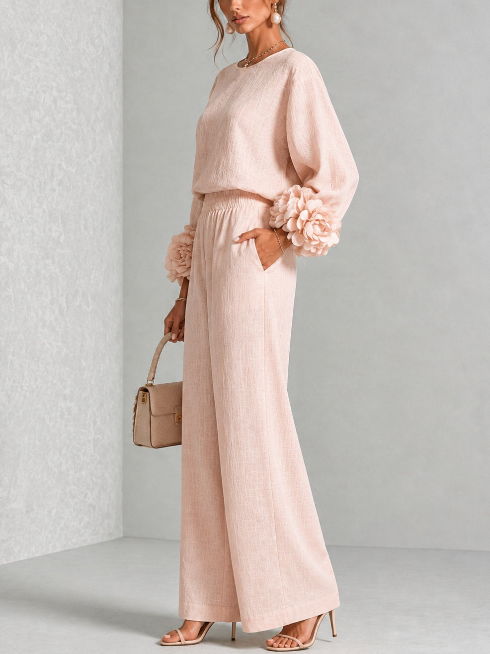 PEONY | CONJUNTO DE DOS PIEZAS CON PUÑOS FLORALES