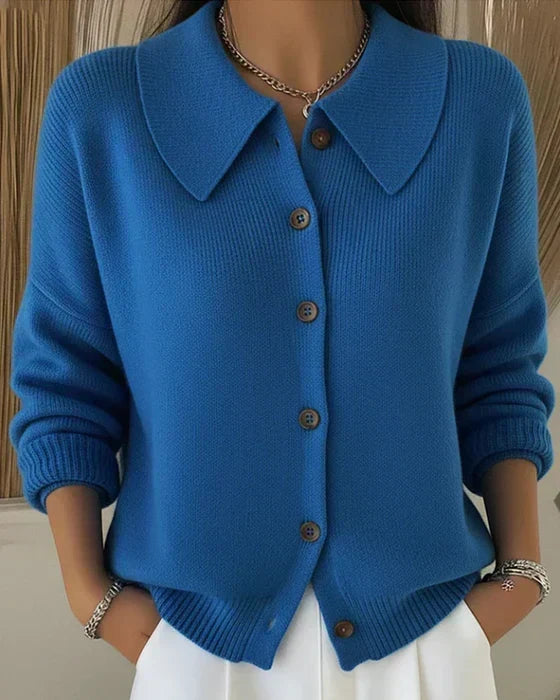 Vespera™ | Cárdigan con cuello y botones