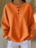 Mirabel™ | Sudadera Henley de Punto Gofrado