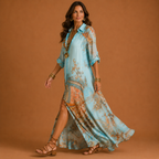 ATLAS | Vestido Camisero Mediterráneo Elegante