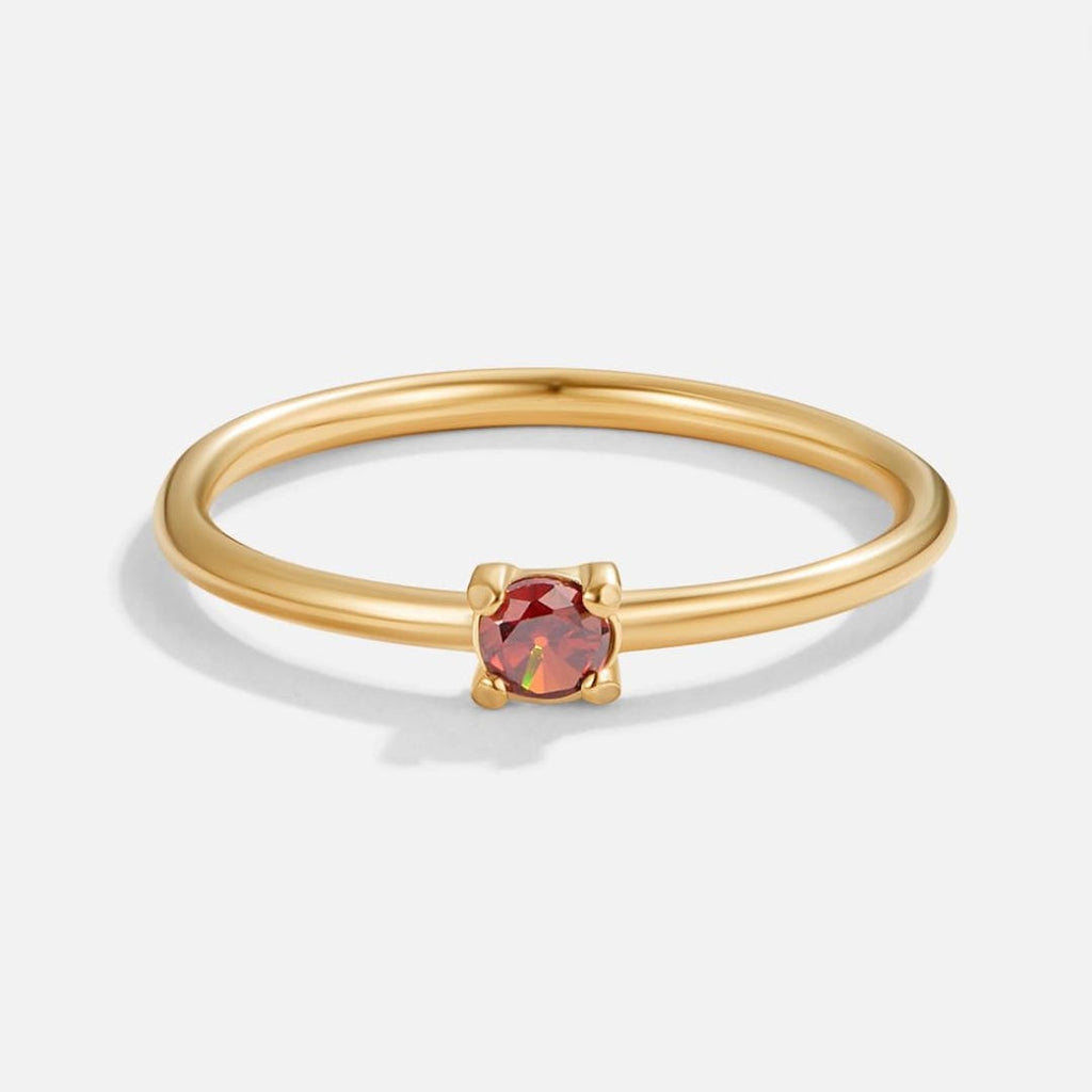 Anillos Únicos con Piedra del Mes de Nacimiento
