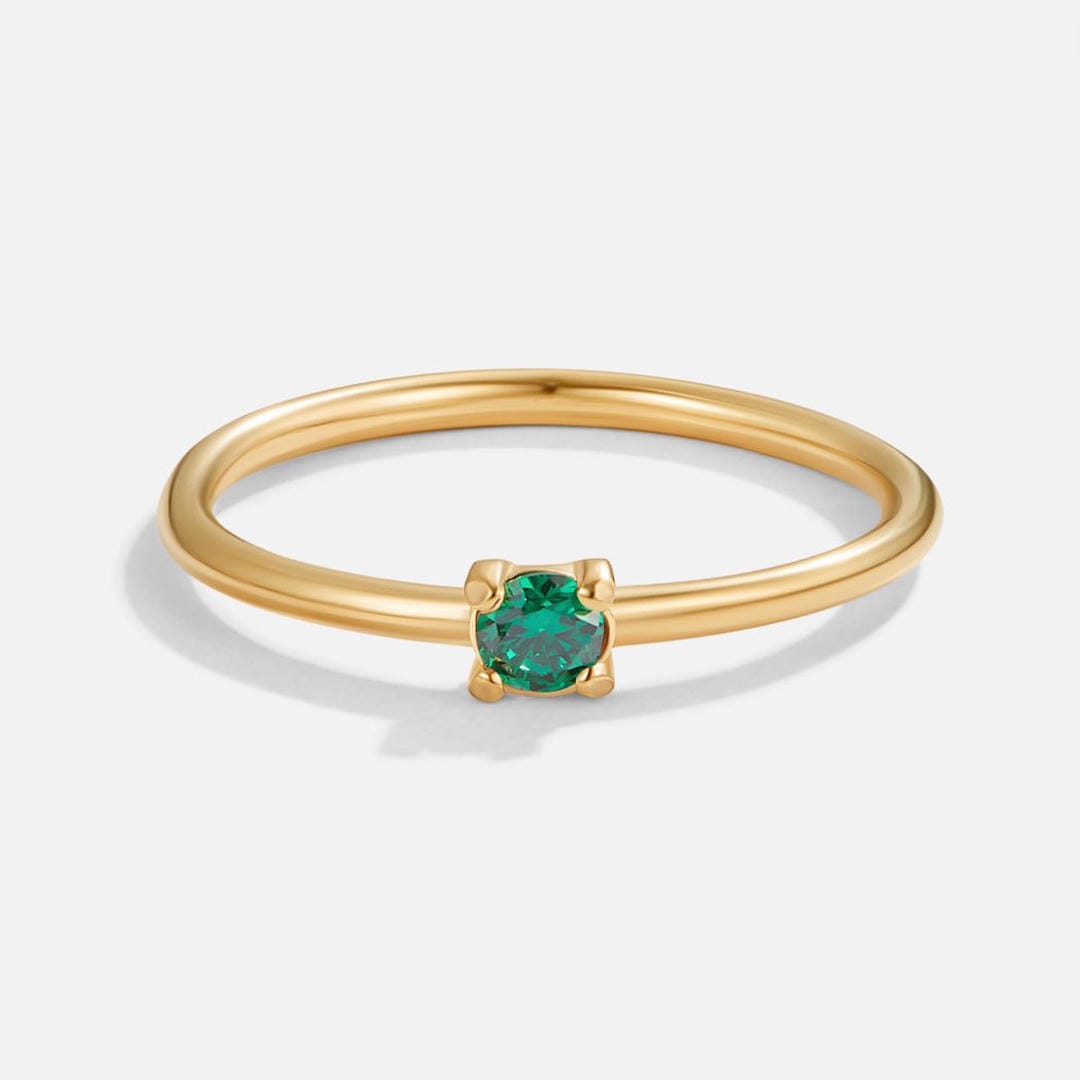 Anillos Únicos con Piedra del Mes de Nacimiento