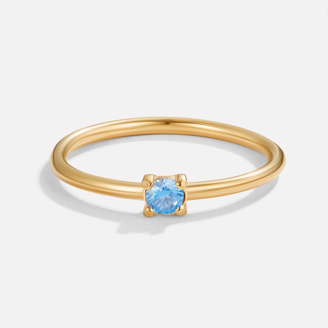 Anillos Únicos con Piedra del Mes de Nacimiento