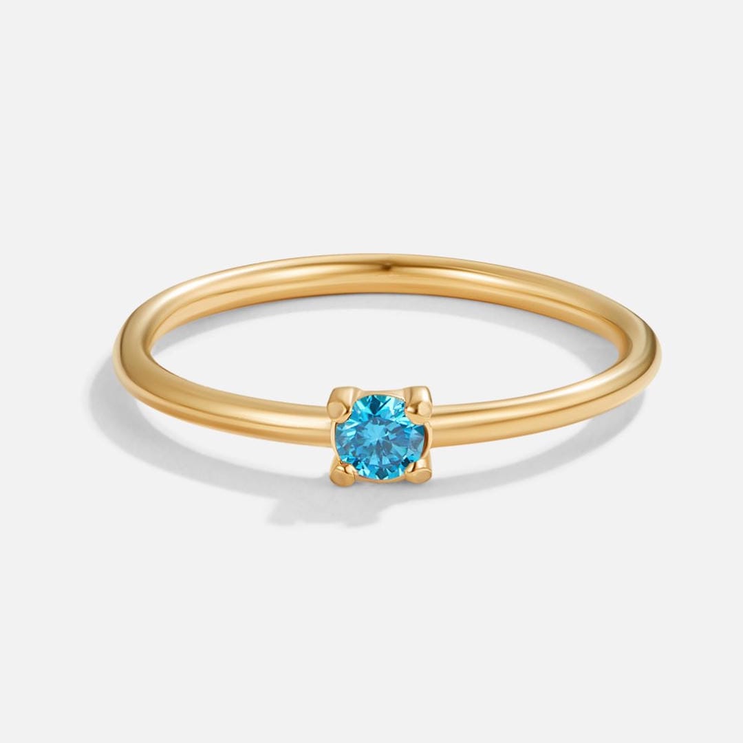 Anillos Únicos con Piedra del Mes de Nacimiento