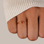Anillos Únicos con Piedra del Mes de Nacimiento