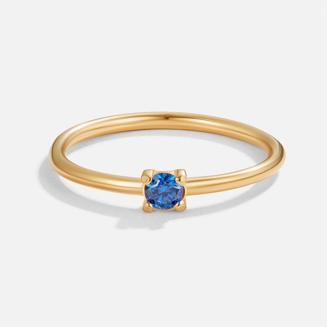 Anillos Únicos con Piedra del Mes de Nacimiento