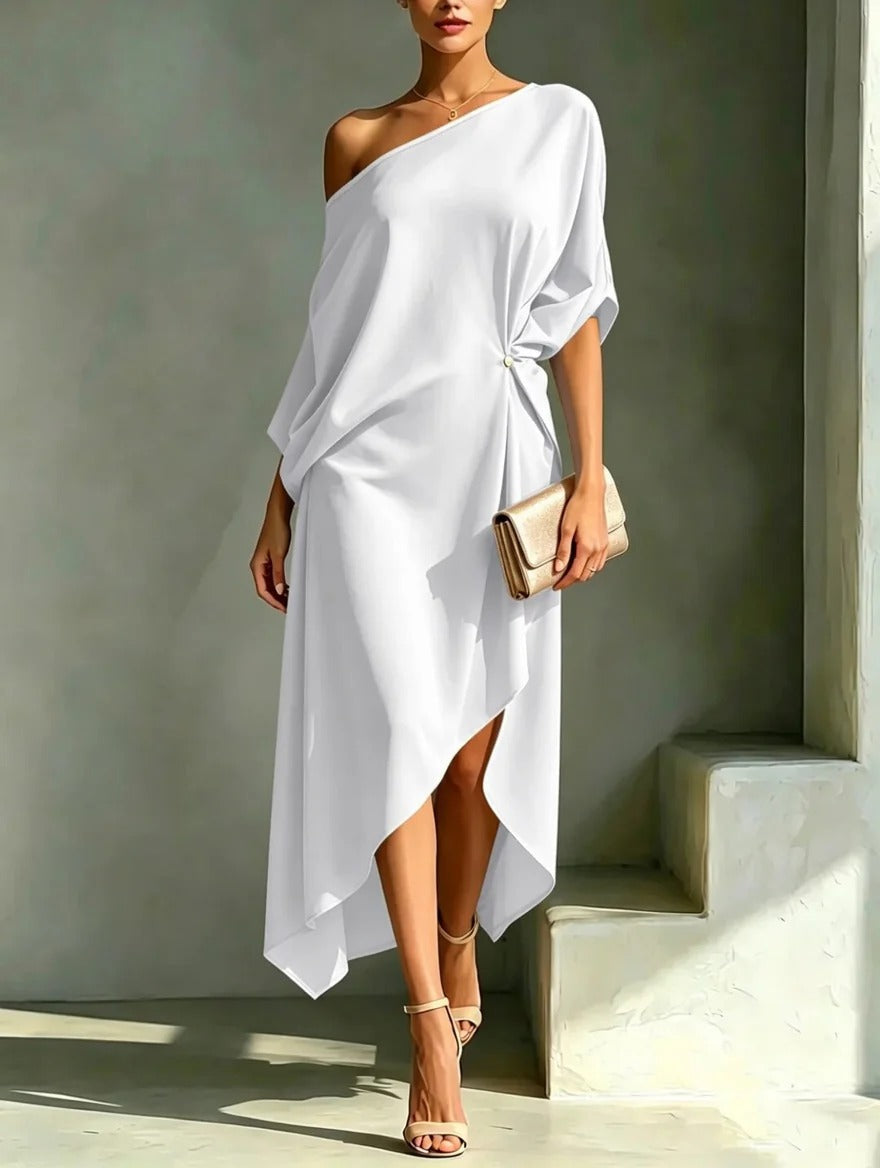 Amelia | Vestido Asimétrico Sofisticado