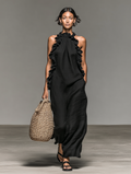 Raven | Vestido Maxi con Bolsillos