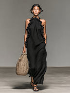 Raven | Vestido Maxi con Bolsillos