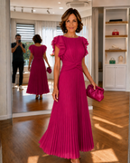 Fiona | Vestido Plisado Clásico