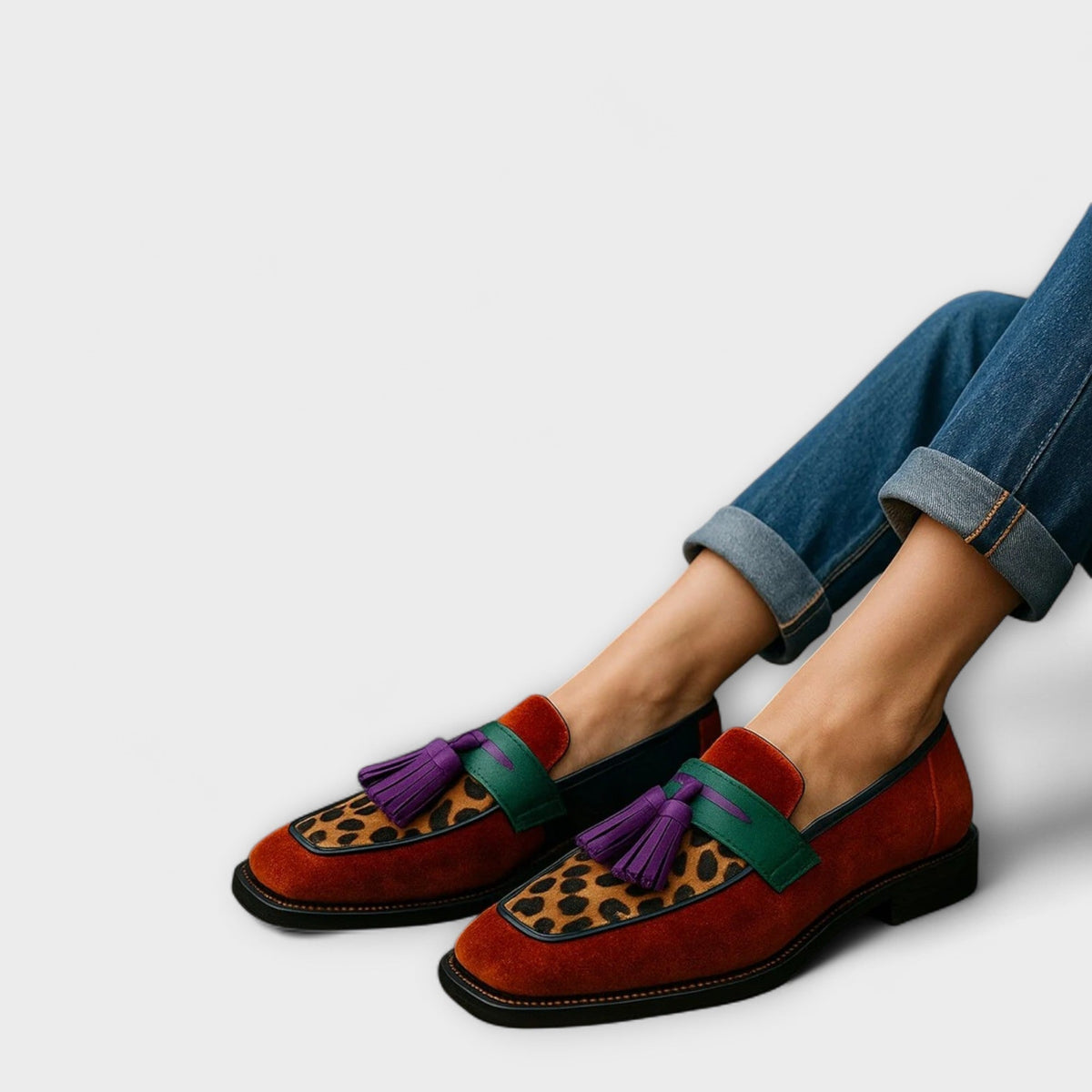 Tessa - Mocasines Chic Multicolor