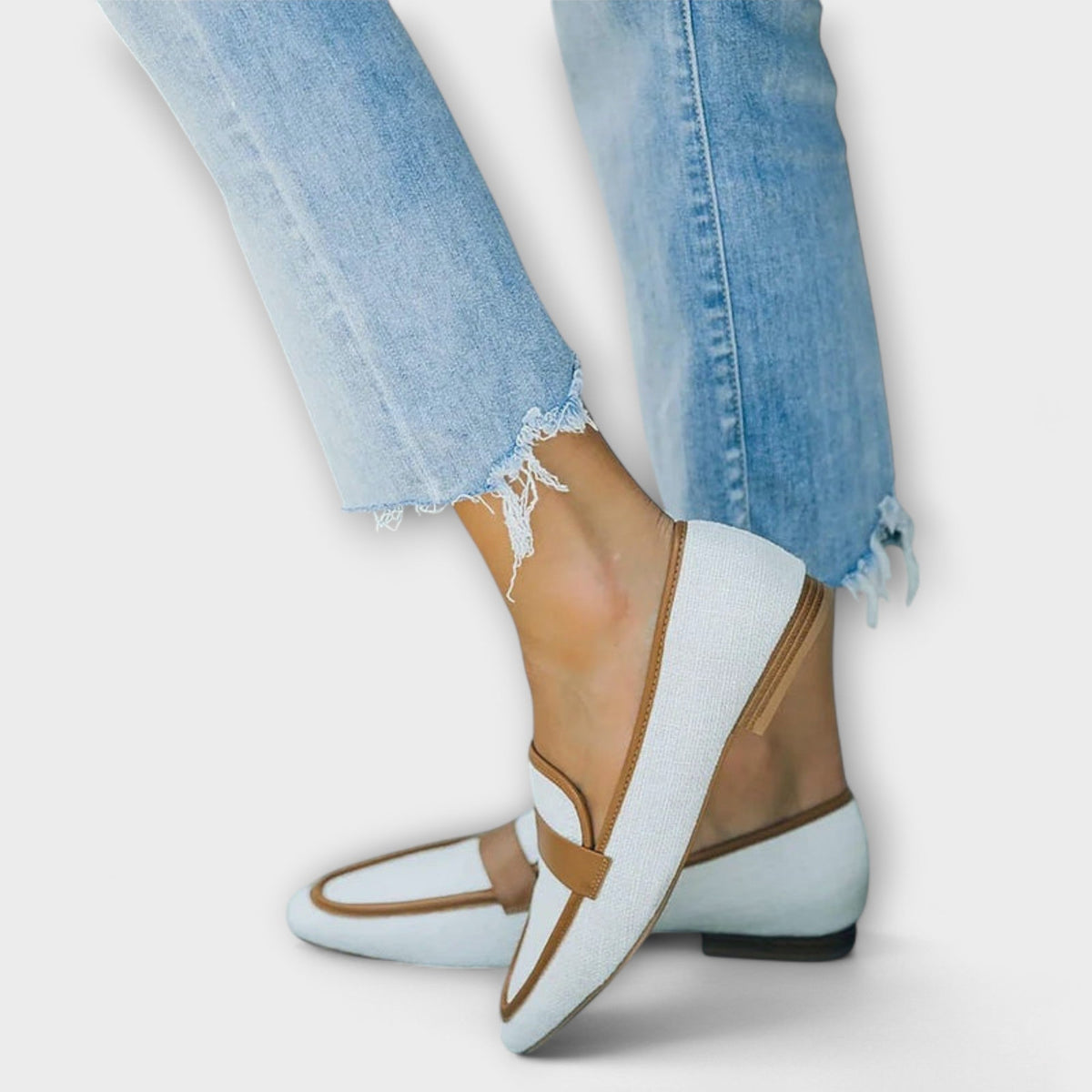 Bianca - Mocasín de Estilo Retro