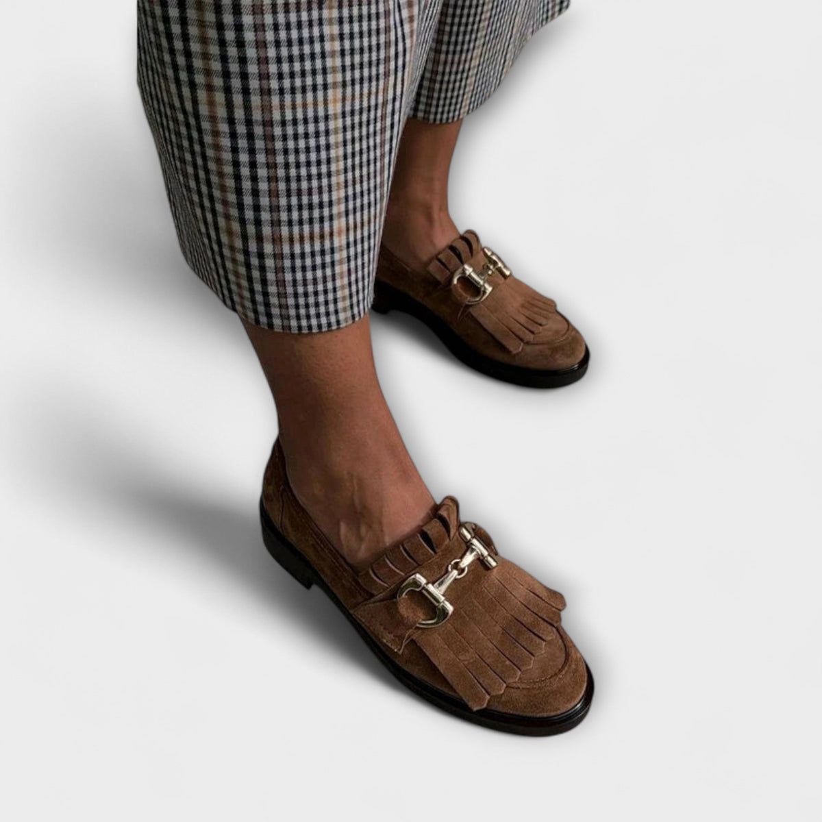 Brigitte - Mocasín Marrón Refinado