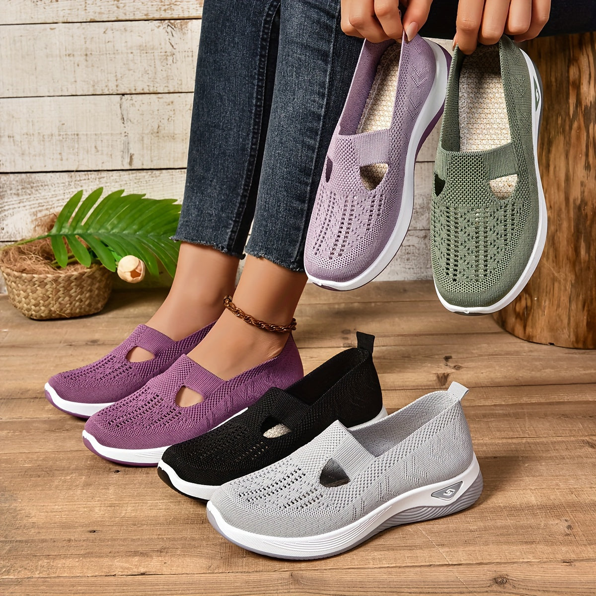 Zapatos sin Cordones Blanche™ con Soporte