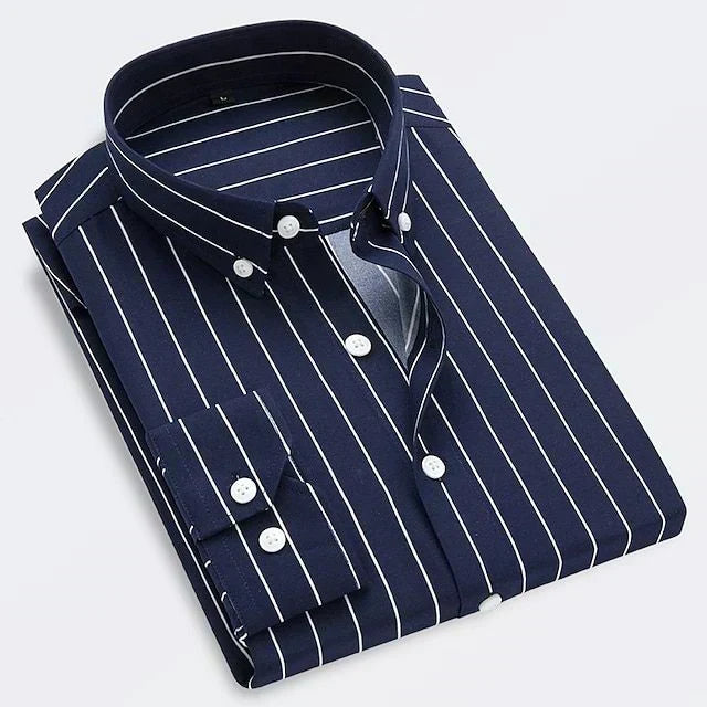 Camisa Clásica de Rayas Henry