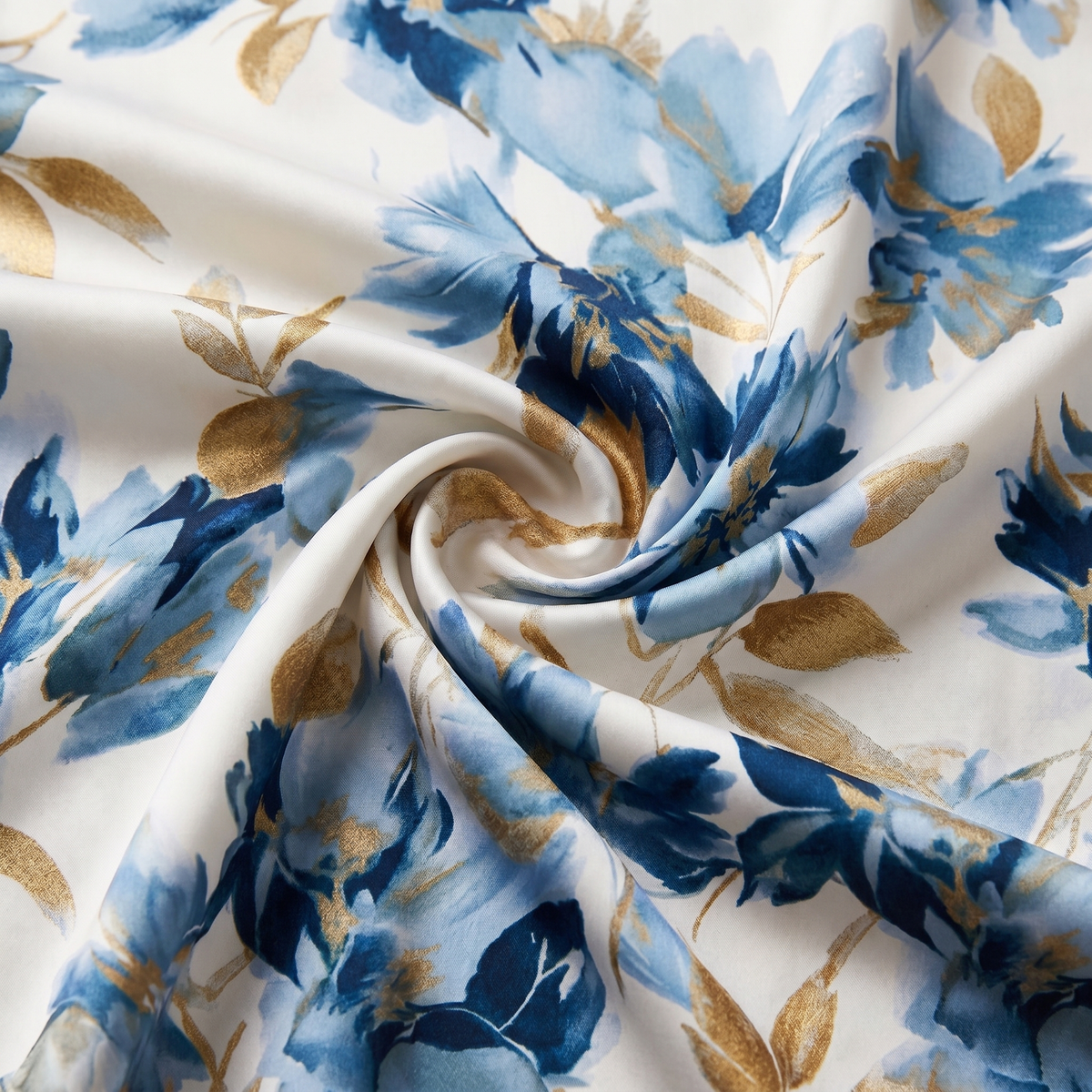Delphine | Vestido Midi Floral con Cintura Cruzada
