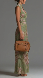 Rosie | Mono Plisado de Gasa Floral