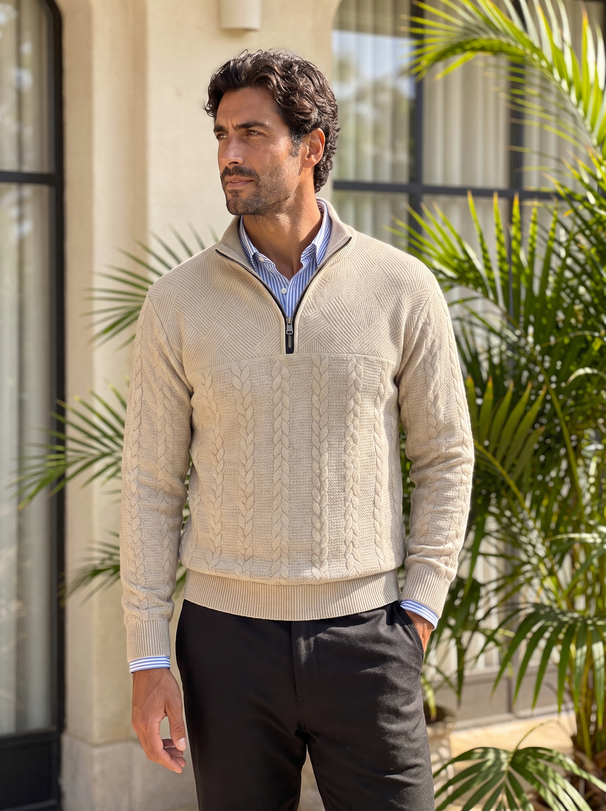 Jersey Henley con Cremallera Sawyer™