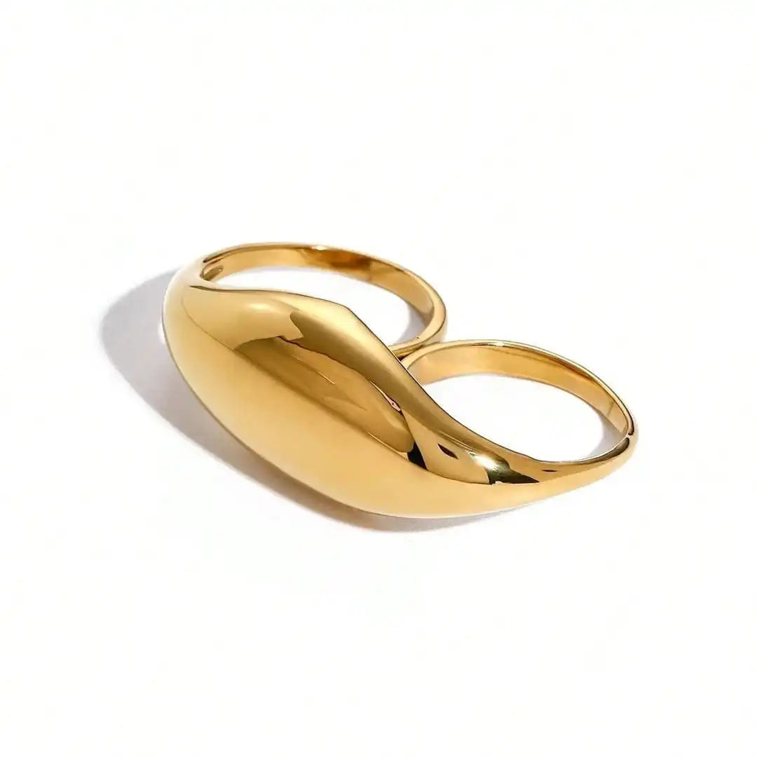 Anillo Doble Atemporal en Oro