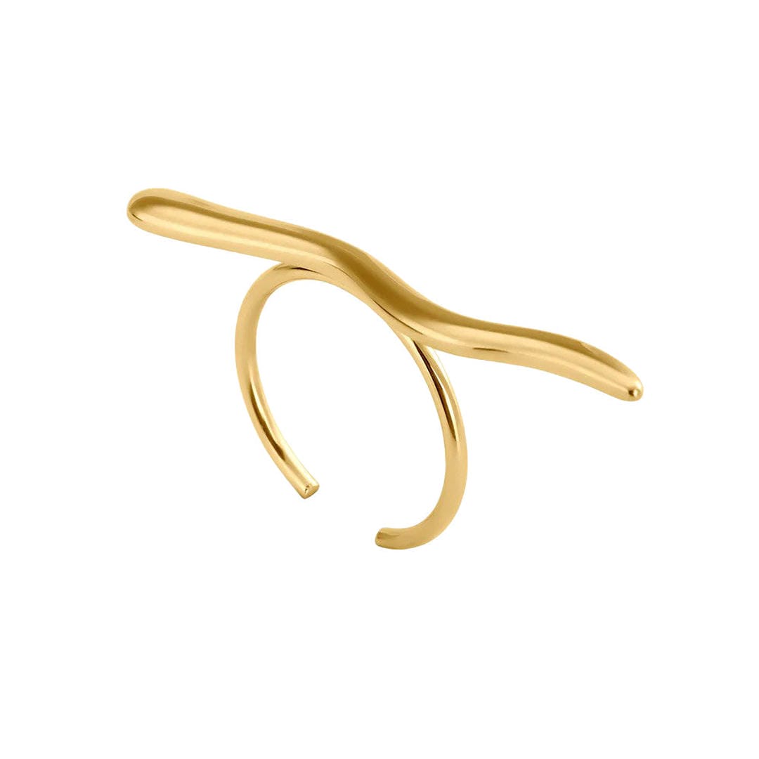 Anillo Minimalista de Ramita en Oro