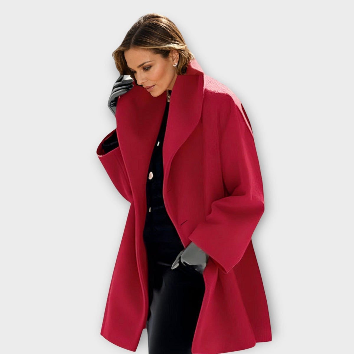 Abrigo elegante con capucha Vania™