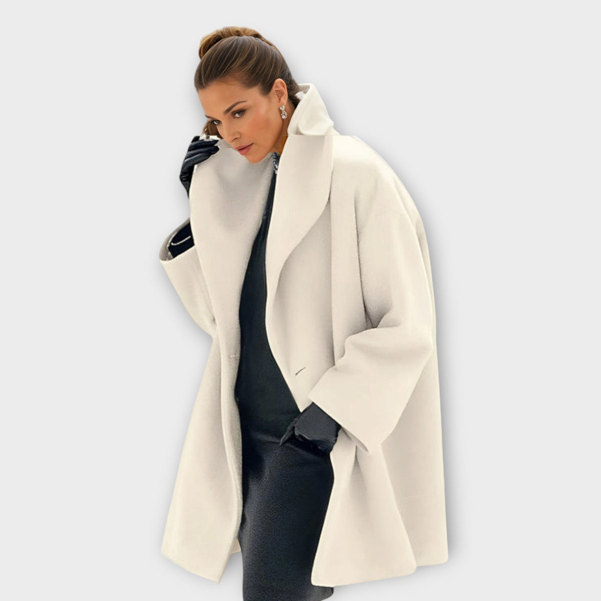 Abrigo elegante con capucha Vania™
