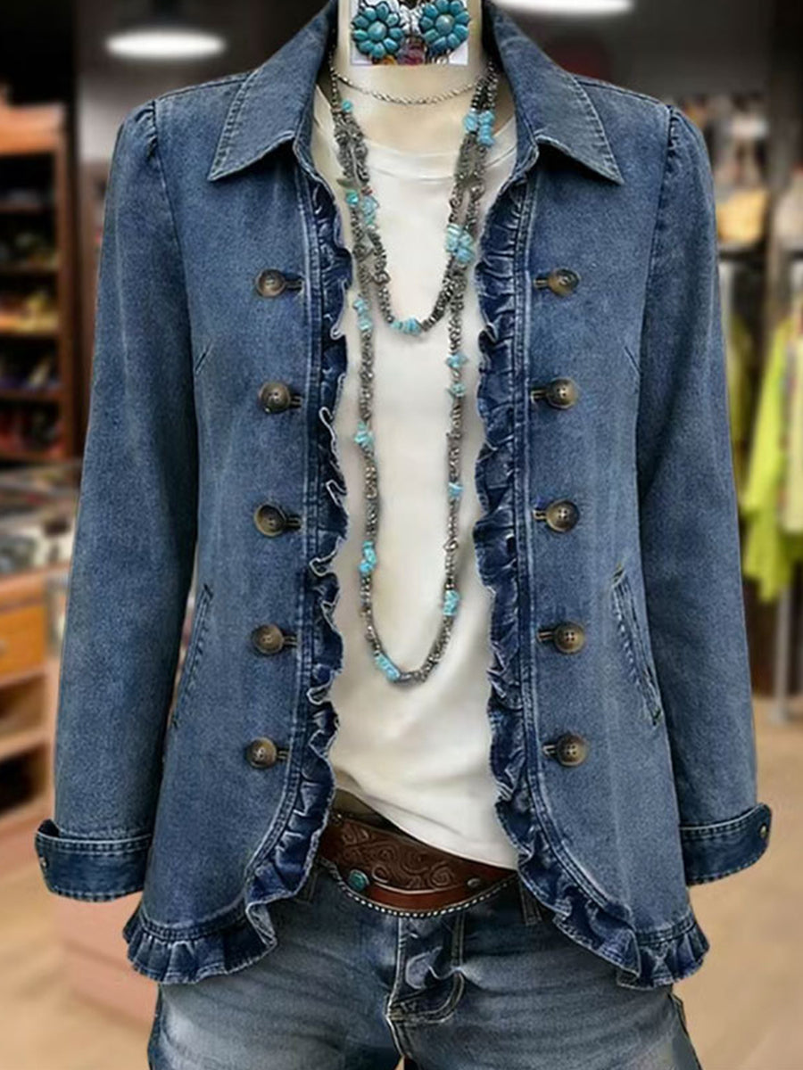 Ramona | Chaqueta con Ribete de Volantes