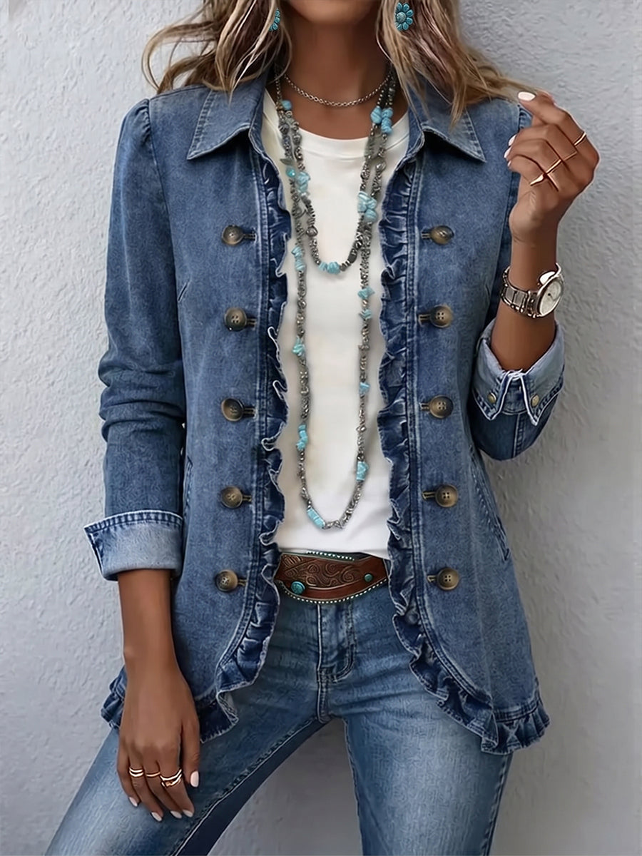 Ramona | Chaqueta con Ribete de Volantes