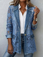 Adeline | Blazer de Encaje Floral